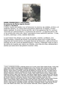 MARTA UGARTE LA MEMORIA ENCARNADA DEL FEMINICIDIO FASCISTA